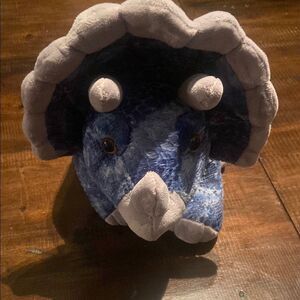 Plush Dinosaur Toy - Blue and Gray Gund  Deisyl Dino